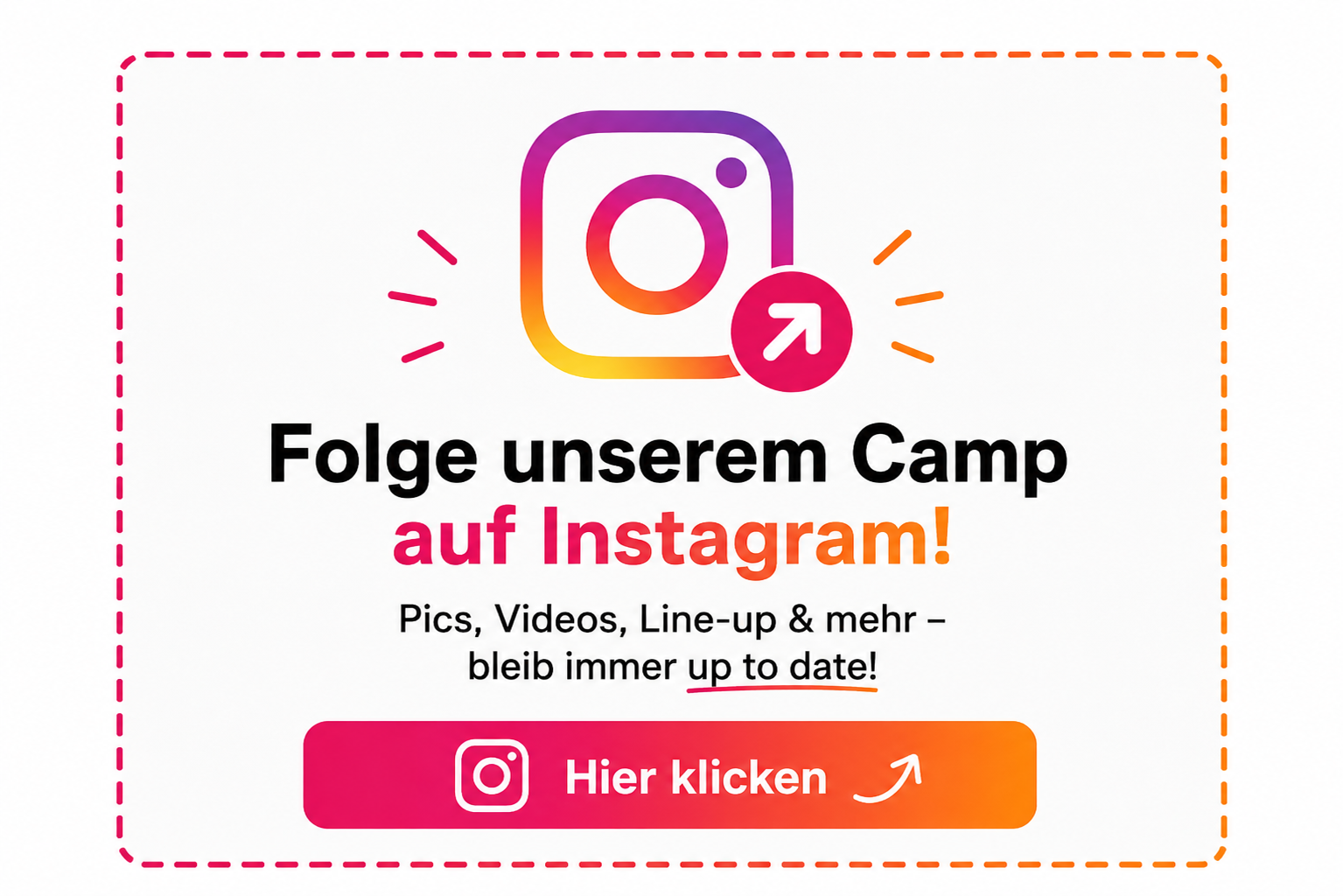 Folge uns auf Instagram